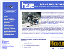 Tablet Screenshot of policeuavdrones.com